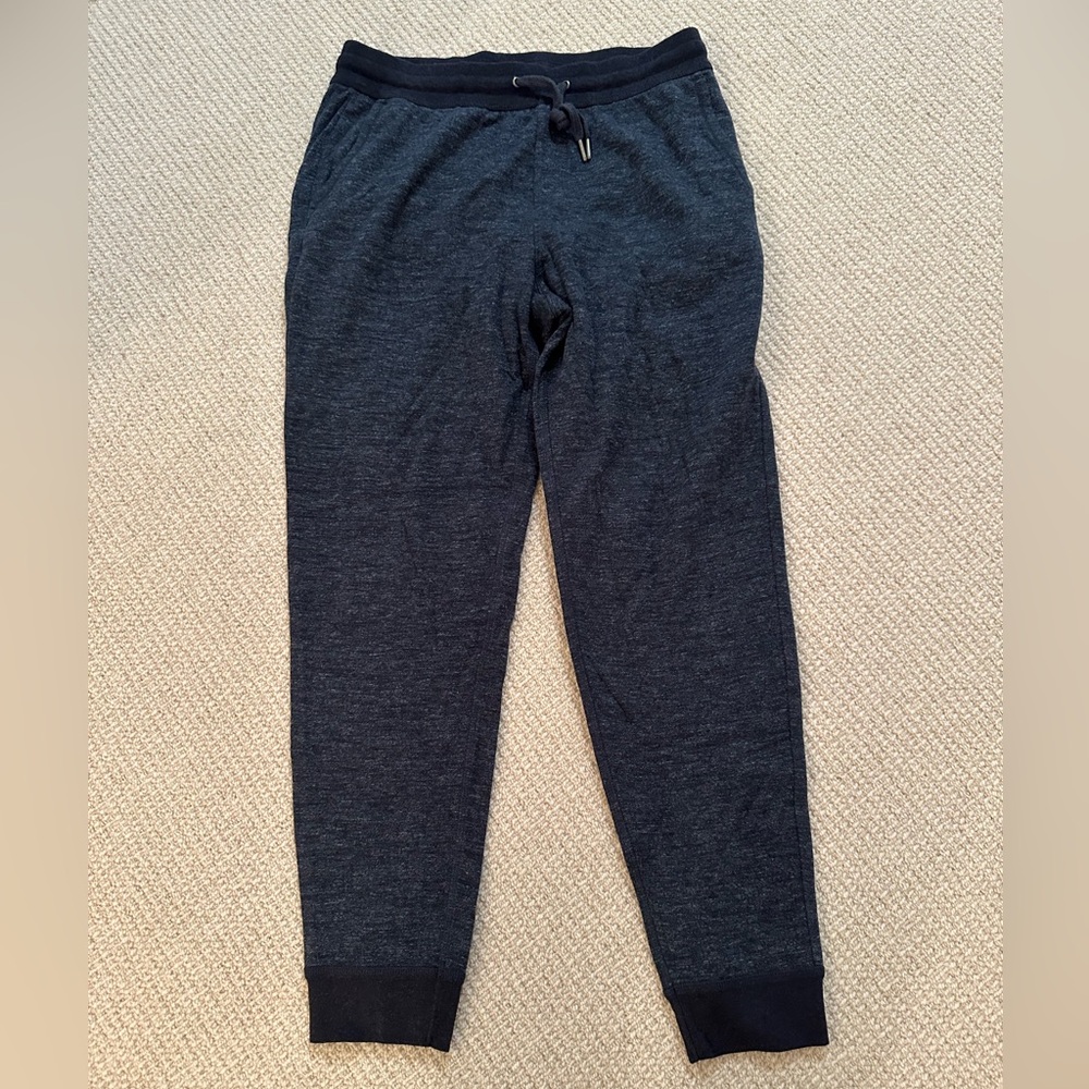 Faherty Double Knit sweatpants varsity navy heather